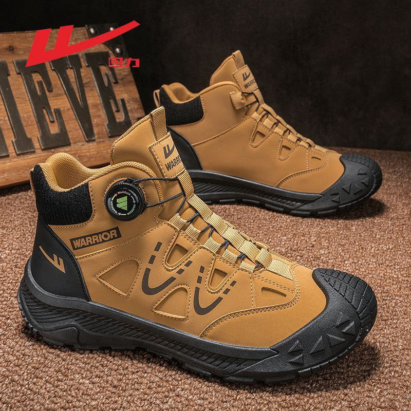 Warrior Men's Shoes 2024 Winter New Men's Outdoor Hiking