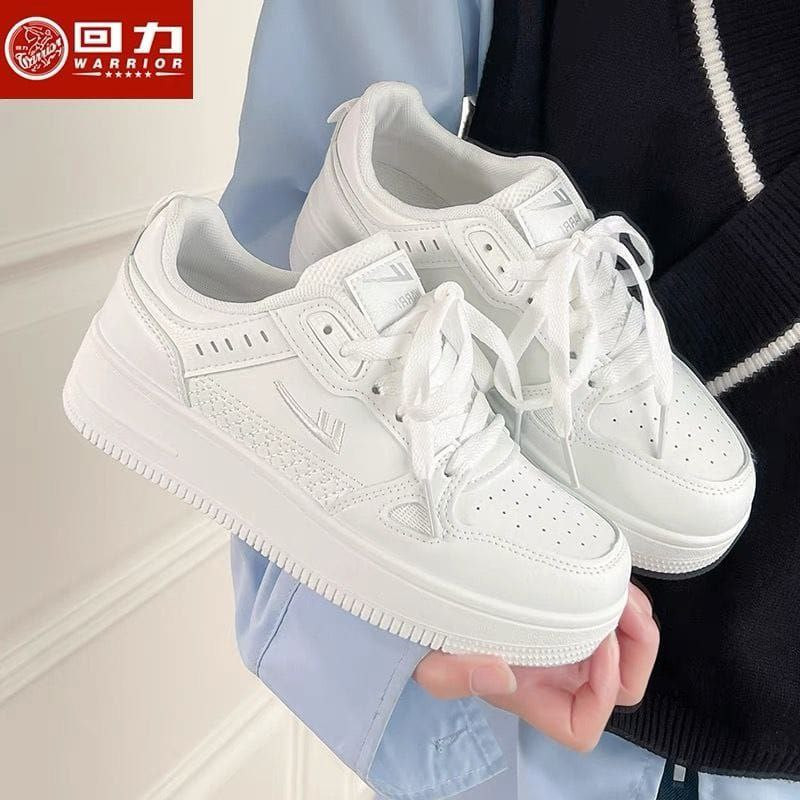 Warrior shoes men's trendy shoes low-top casual sports 2024 new style white